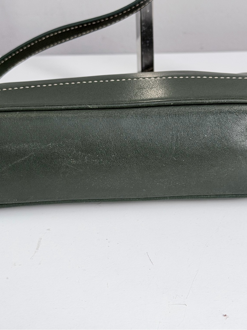 Coach Vintage Hamptons Leather Demi Pouch in Racing Green - Picture 4 of 7